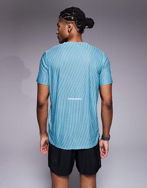 Adidas Running Adi365 T-shirt In Teal Print