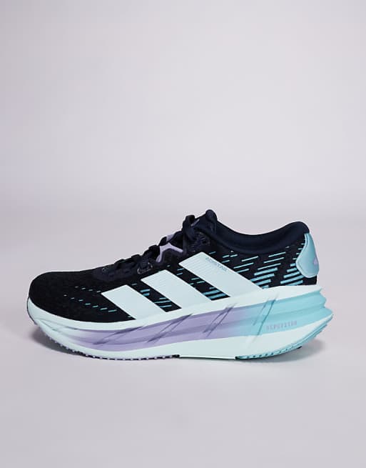 Adidas Running Adistar 4 Trainers In Navy And Blue