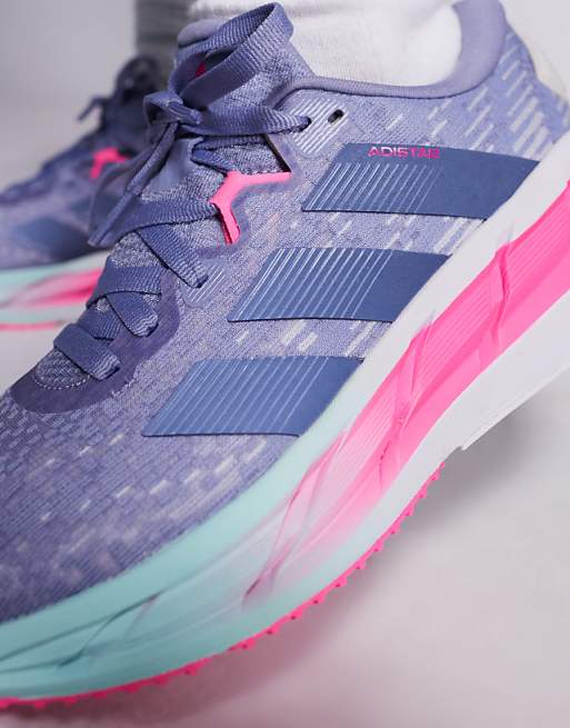 Adidas Running Adistar 4 Trainers In Purple And Pink