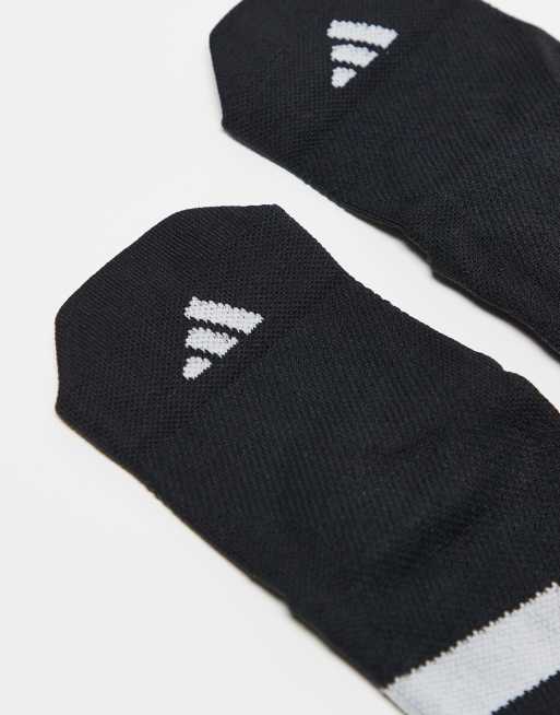 Adidas Running Adizero Ankle Socks In Black