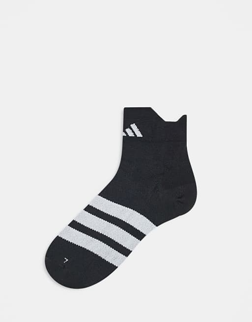 adidas Running Adizero ankle socks in black