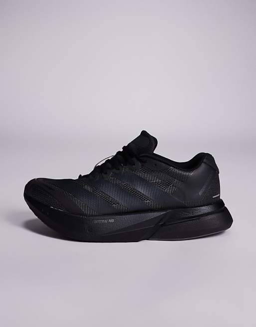 Adidas Running Adizero Boston 13 In Triple Black
