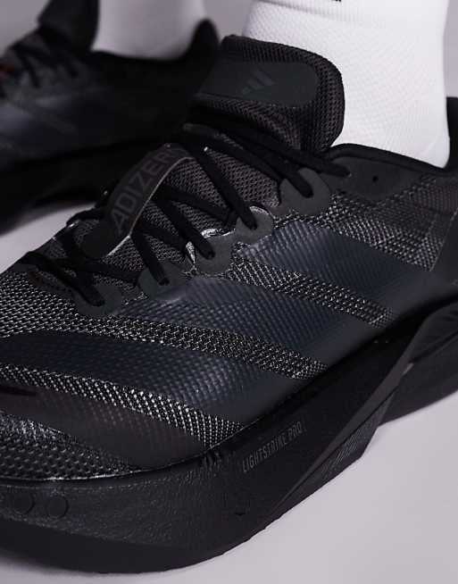 Adidas Running Adizero Boston 13 In Triple Black
