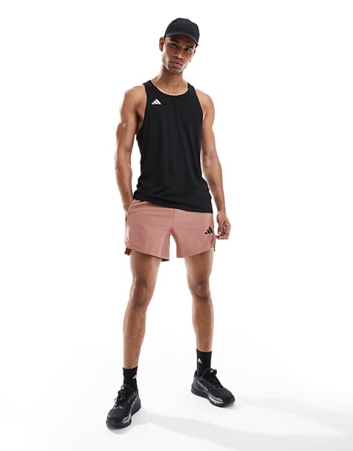 Adidas Running Adizero Essentials Vest In Black