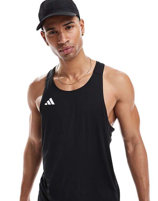 adidas Running Adizero Essentials vest in black