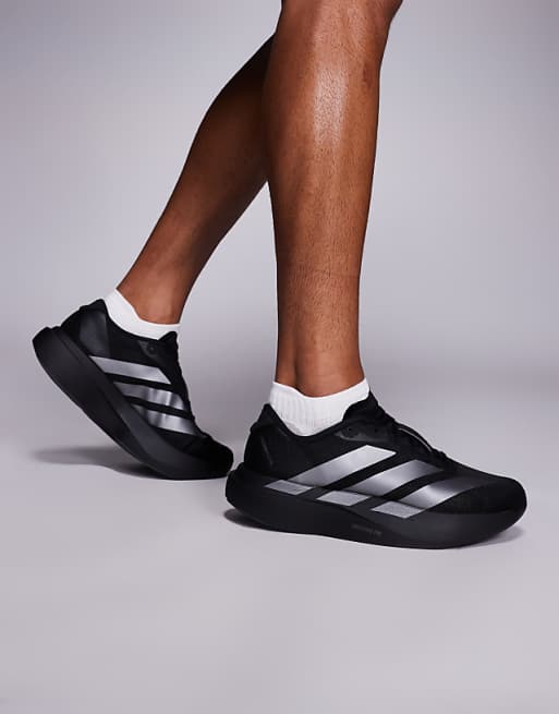 adidas Running Adizero EVO SL trainers in black and grey