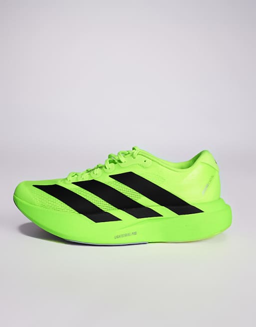 Adidas Running Adizero EVO SL Trainers In Bright Yellow