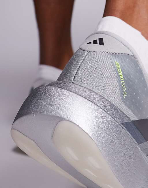 Adidas Running Adizero EVO SL Trainers In Grey