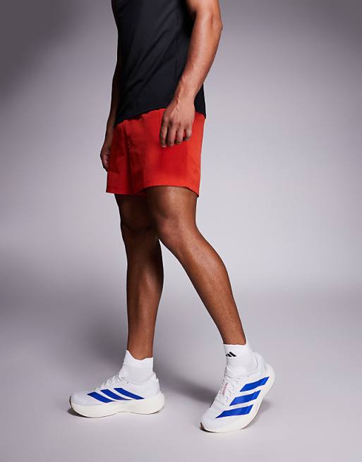 Adidas Running Adizero EVO SL Trainers In White And Blue