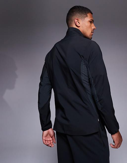 Adidas Running Adizero Jacket In Black