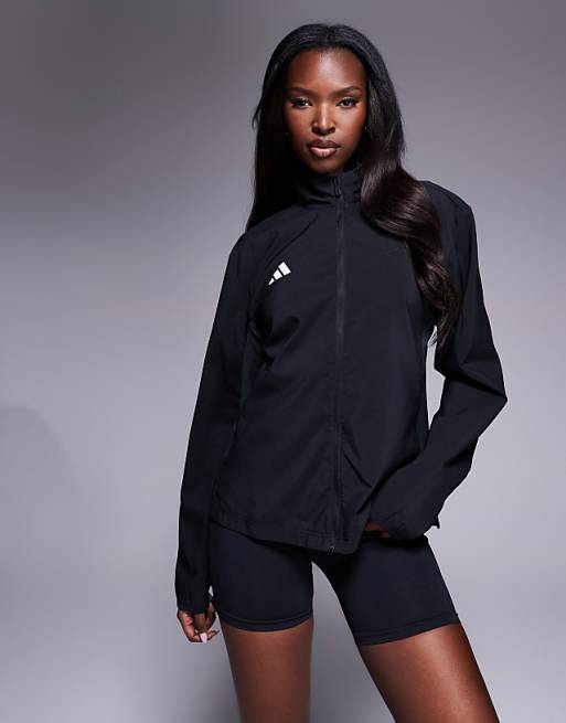 adidas Running Adizero jacket in black