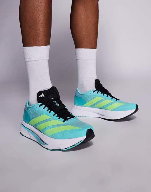 adidas Running Adizero SL2 trainers in blue and yellow