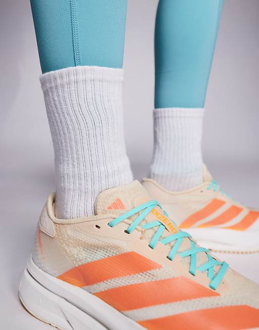 adidas Running Adizero SL2 trainers in orange and blue