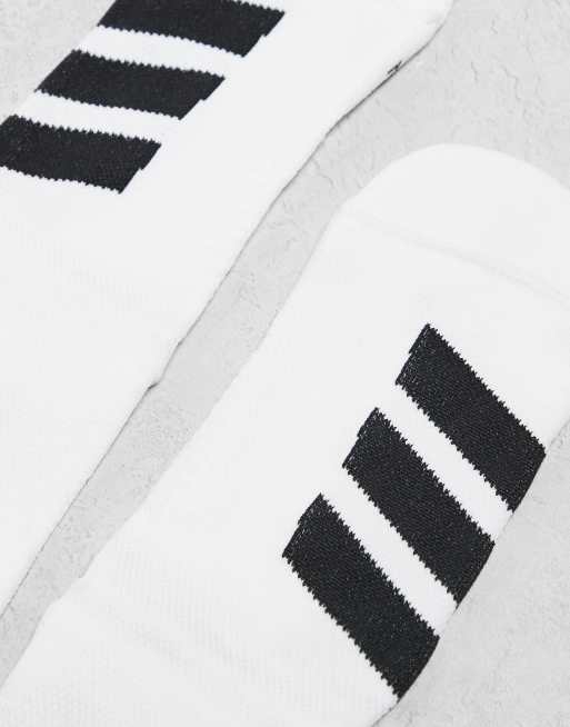 Adidas Running Adizero Socks In White And Black