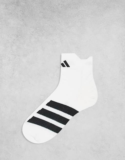 adidas Running Adizero socks in white and black