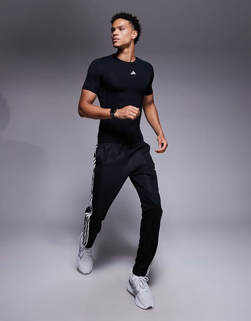 Adidas Running Adizero T-shirt In Black