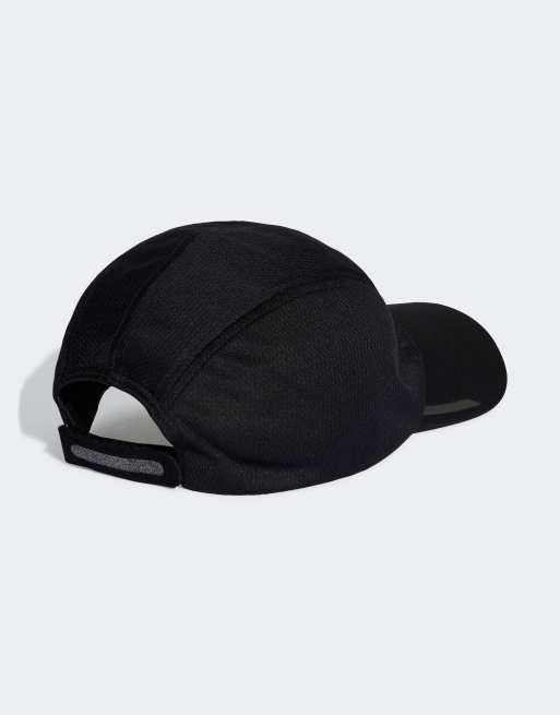 Adidas Running Aeroready Four-pannel Mesh Cap In White In Multi