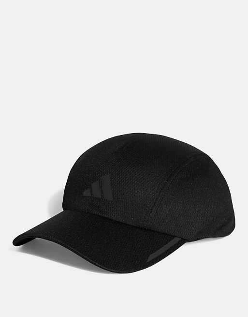 adidas Running aeroready four-pannel mesh cap in white in multi