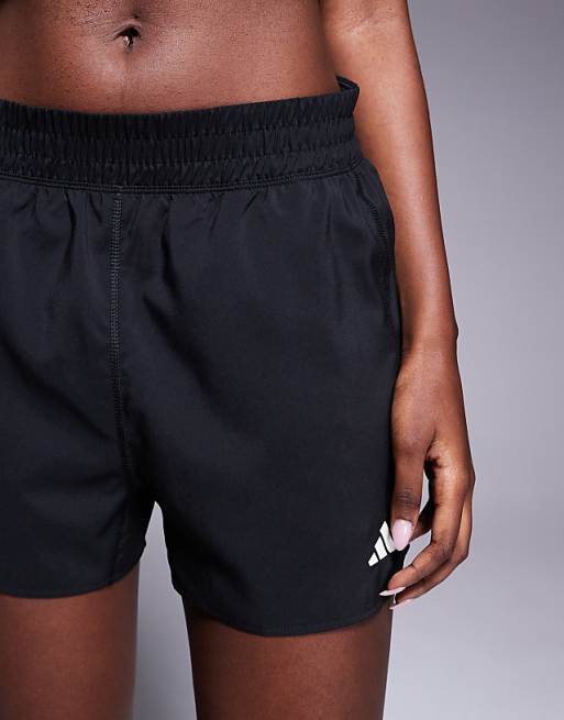 Adidas Running Own The Run 3"" Shorts In Black
