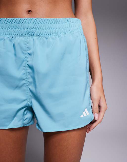 Adidas Running Own The Run 3"" Shorts In Mint