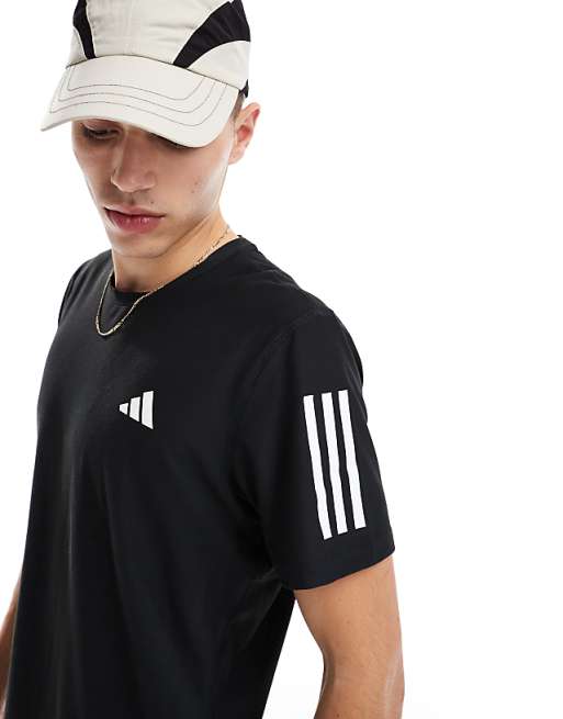 Adidas Running Own The Run T-shirt In Black