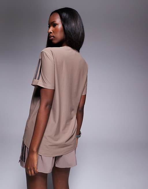 Adidas Running Own The Run T-shirt In Brown