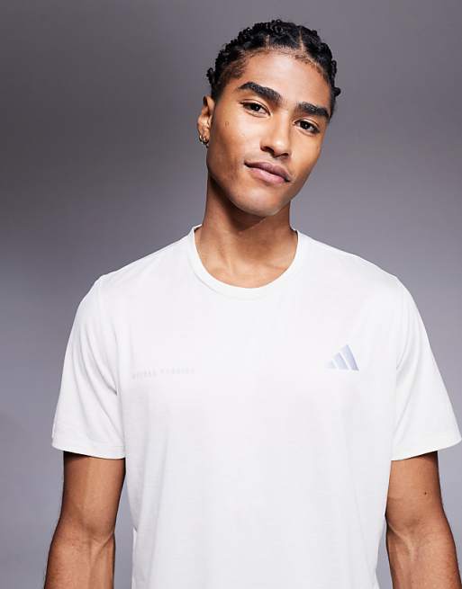 Adidas Running Own The Run T-shirt In In Grey