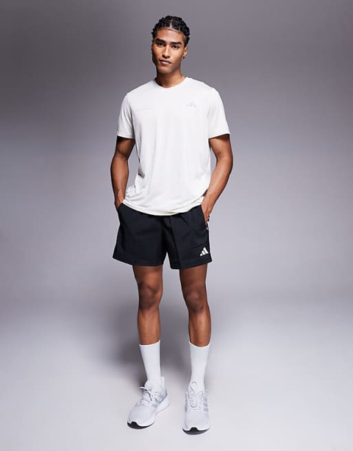 Adidas Running Own The Run T-shirt In In Grey