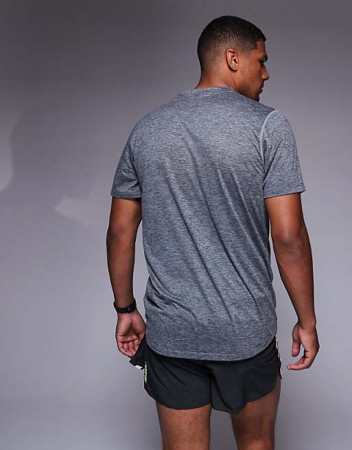 Adidas Running Own The Run T-shirt In In Grey Melange