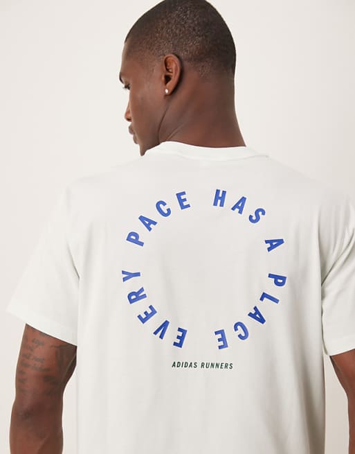 adidas Running Own The Run t-shirt in jade green