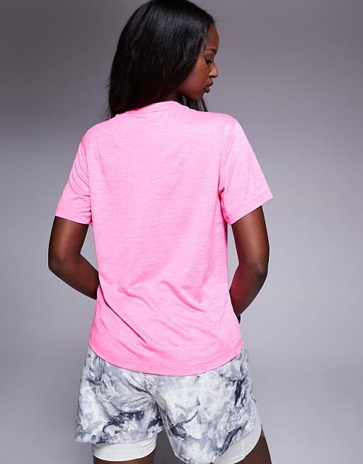 Adidas Running Own The Run T-shirt In Pink Melange