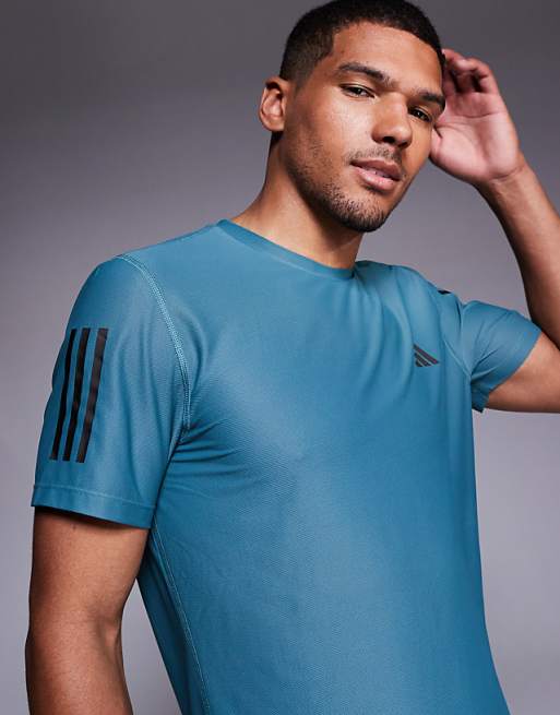 Adidas Running Own The Run T-shirt In Teal