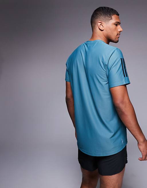 Adidas Running Own The Run T-shirt In Teal