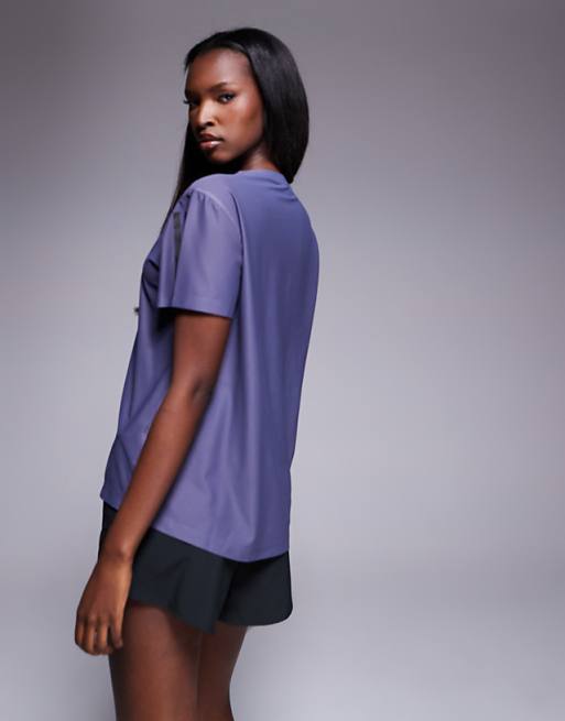 Adidas Running Own The Run T-shirt In Violet