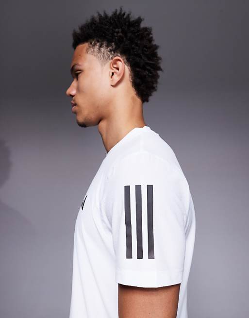 Adidas Running Own The Run T-shirt In White