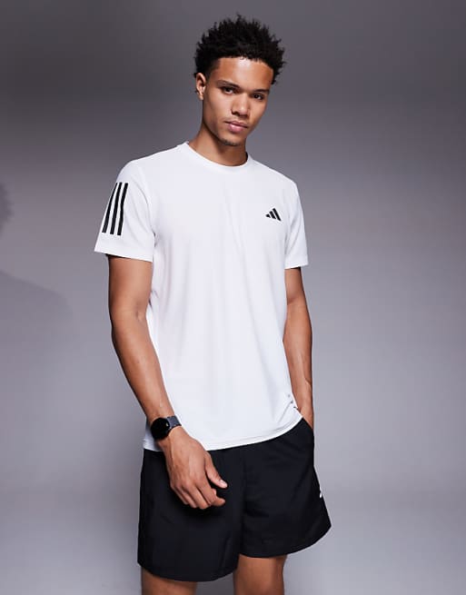 adidas Running Own The Run t-shirt in white