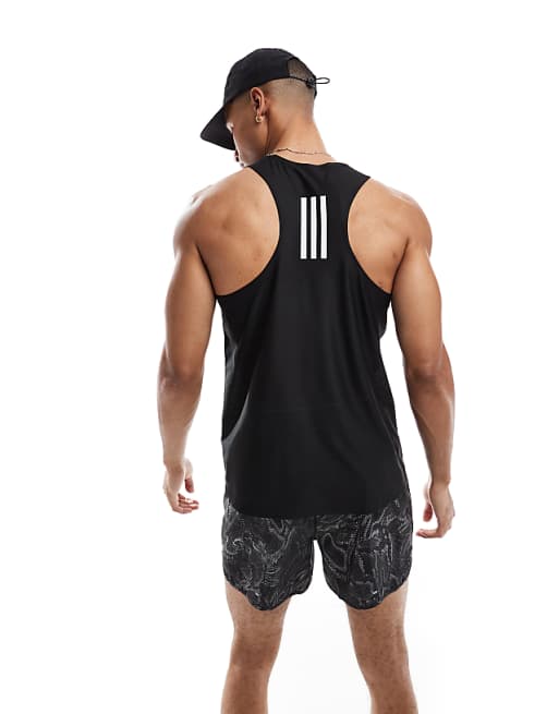 Adidas Running Own The Run Vest In Black
