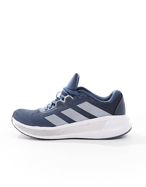 Adidas Running Questar 3 Trainers In Navy And Silver