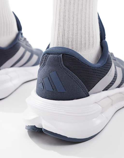 Adidas Running Questar 3 Trainers In Navy And Silver