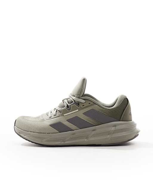 Adidas Running Questar 3 Trainers In Olive