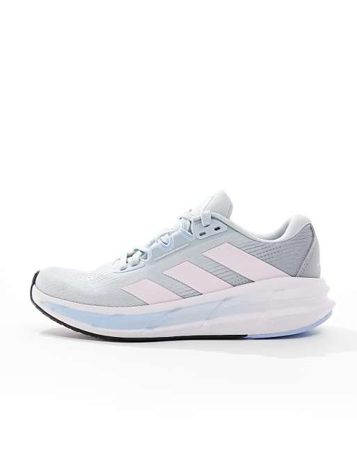 Adidas Running Questar Trainers 3 In Blue And Pink