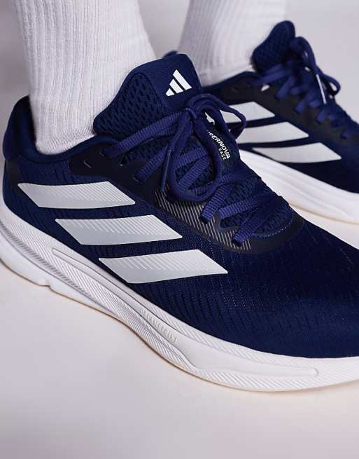 Adidas Running Supernova Ease Trainers In Navy And Grey