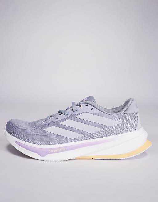 Adidas Running Supernova Rise 2 Trainers In Grey And Silver