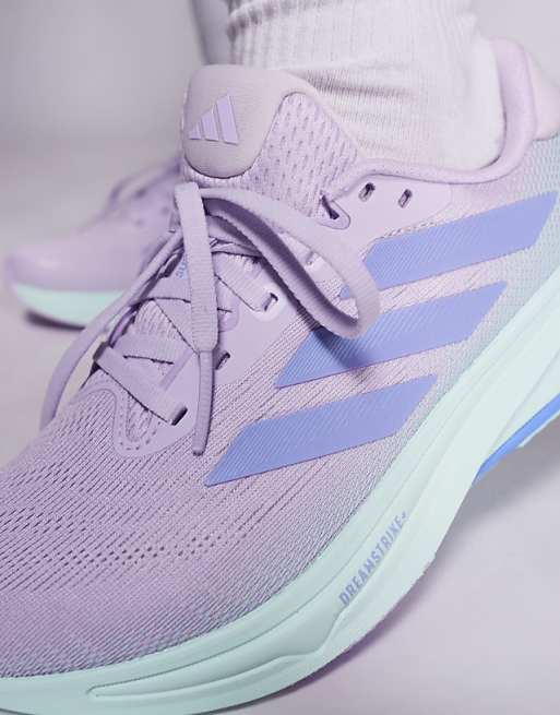 Adidas Running Supernova Rise 2 Trainers In Lilac And Blue