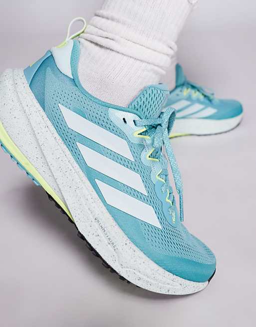Adidas Running Supernova Rise ATR Trainers In Teal And Yellow