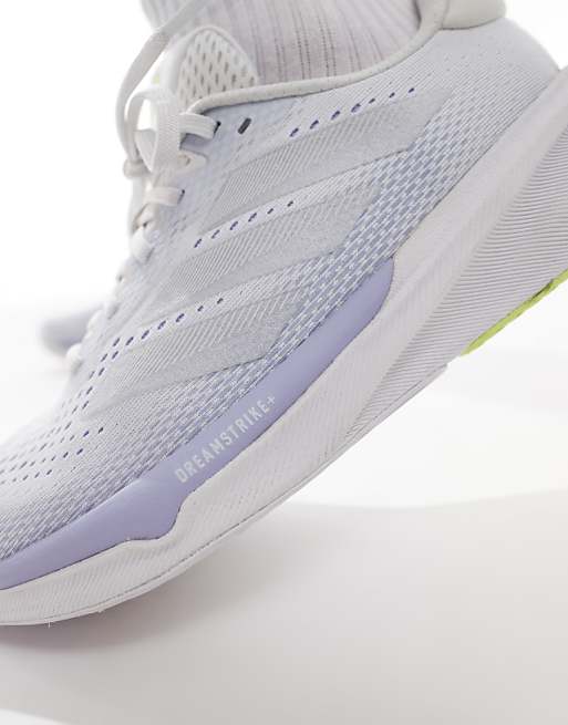 Adidas Running Supernova Stride 2 Trainers In Grey Violet And Lime
