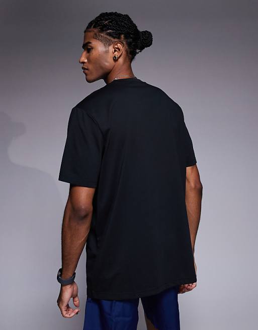Adidas Running T-shirt With One More Mile Graphic In Black