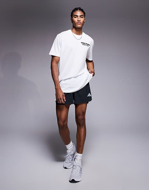 Adidas Running T-shirt With Taco Graphic In White