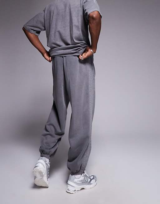 Adidas Sportswear Joggers In Washed Black