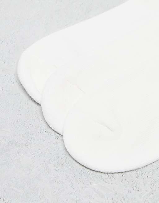 Adidas Training 3-pack Linear Logo Crew Socks In White